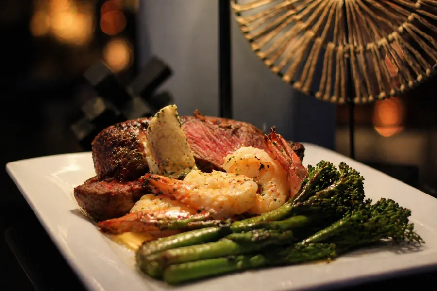Steak and shrimp
